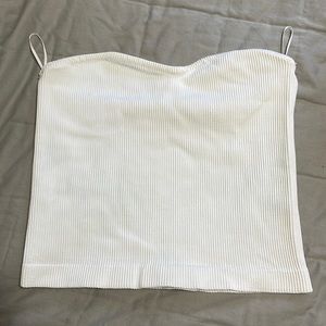 Dynamite strapless crop top